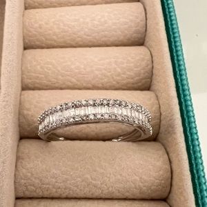 Brand new half carat natural diamond in 18k white gold